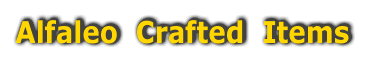Alfaleo
                      Crafted Items